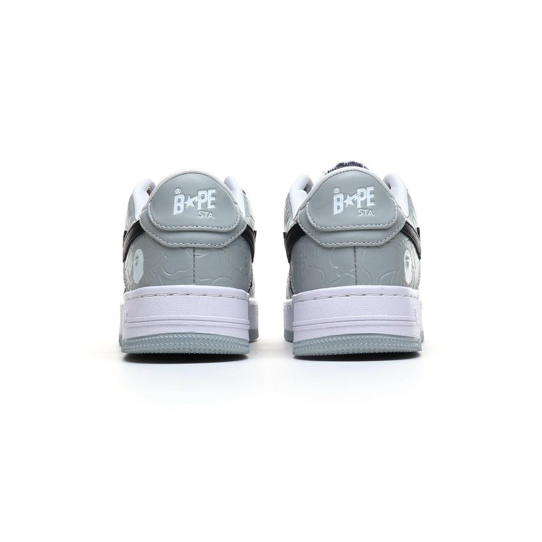 A Bathing Ape Bape Sta Low 'Grey Black'