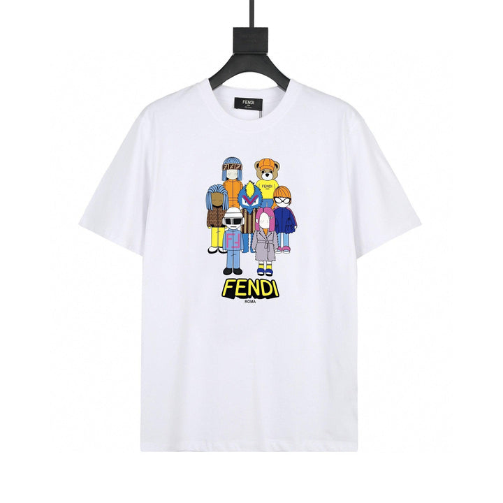 Fendi T-Shirt without Collar 'White'