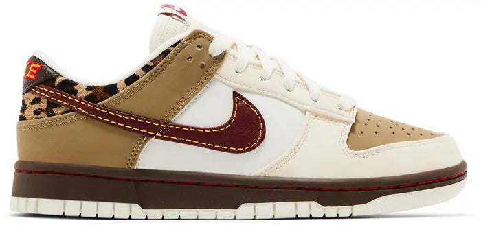 Nike Wmns Dunk Low 'Khaki Team Red'