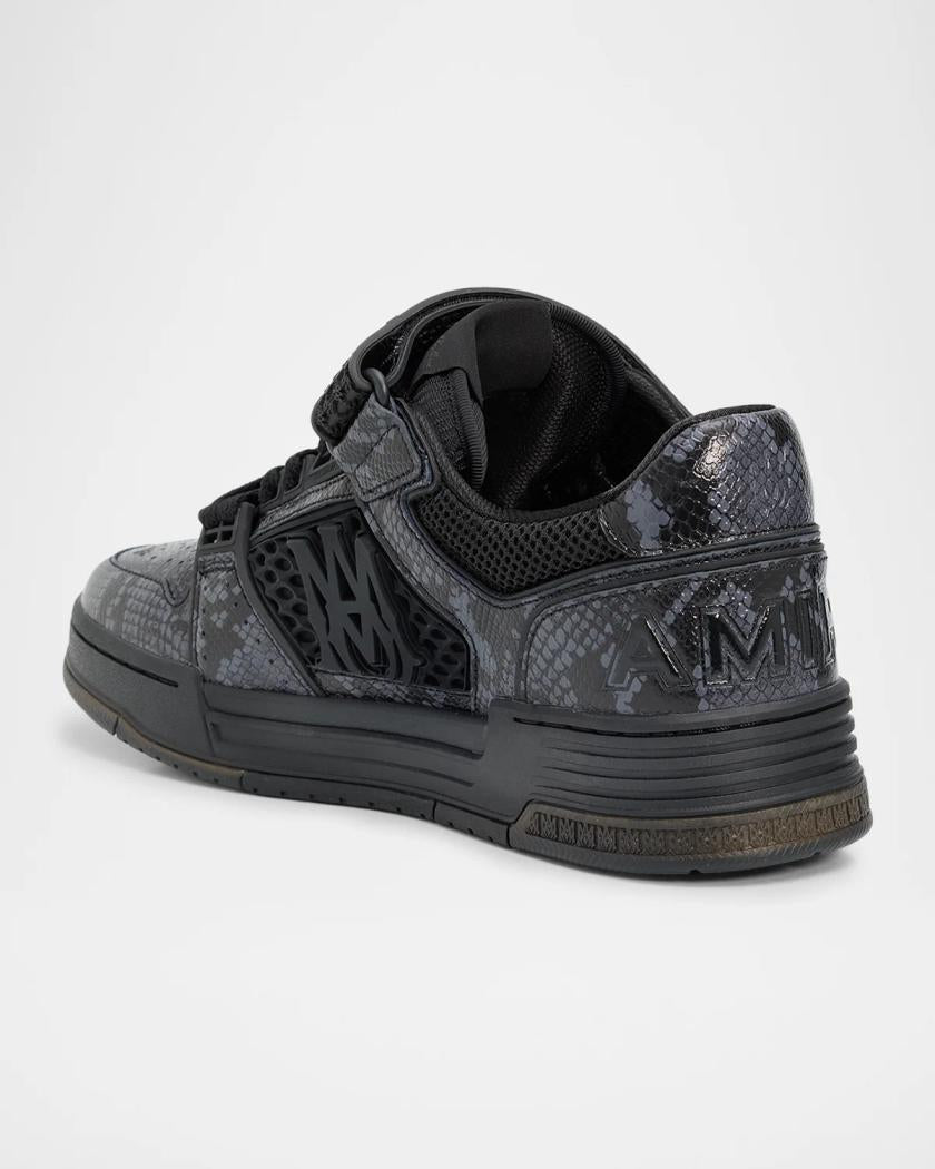 Men's Skyline Snake-Effect Leather Sneakers