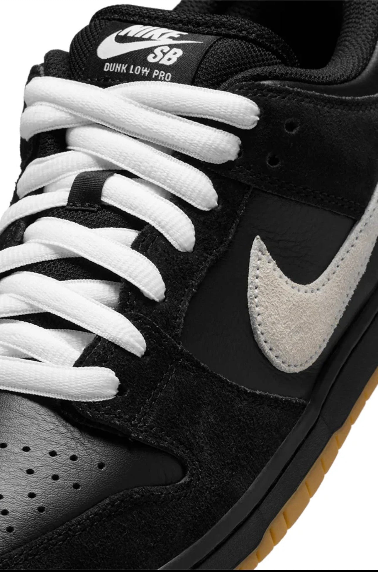 Nike SB Dunk Low Pro Skate Shoes 'Black and White'