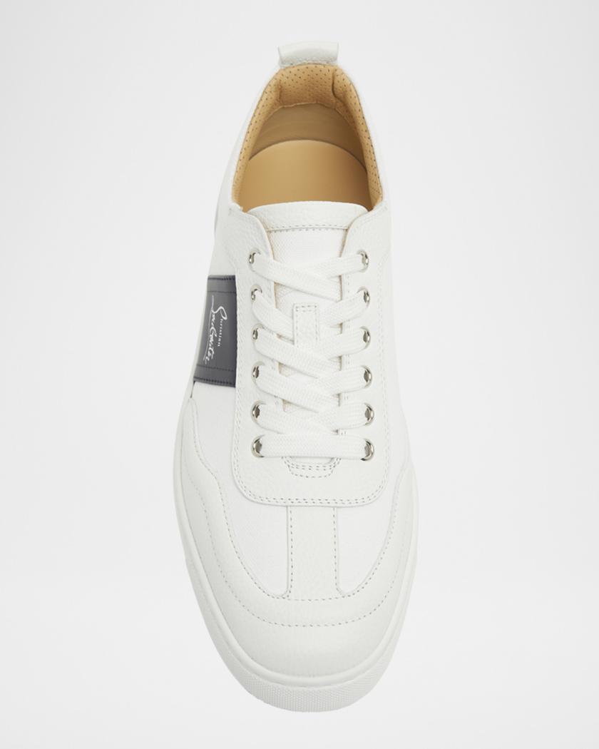 Men's Retero Canvas and Leather Low-Top Sneakers
