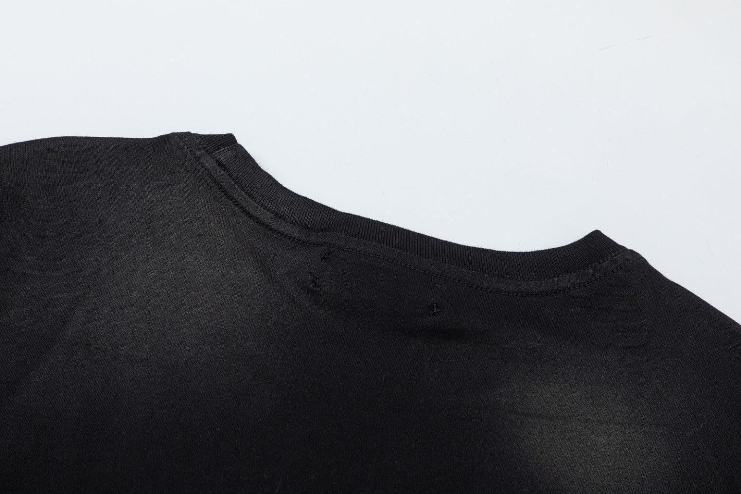 Amiri Lion Black T-Shirt Without Collar