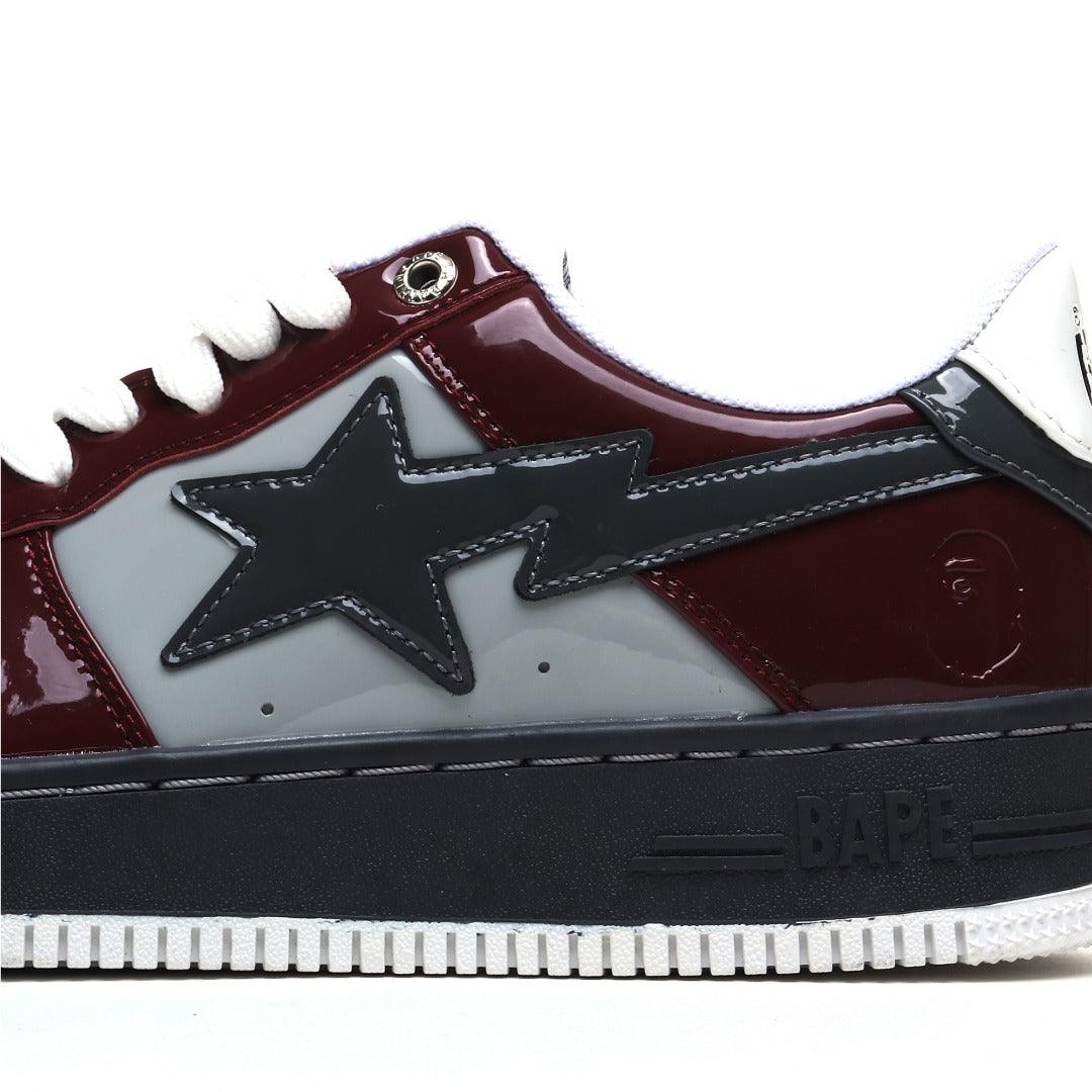 A Bathing Ape Bape Sta 'Nostalgic Burgundy Grey'