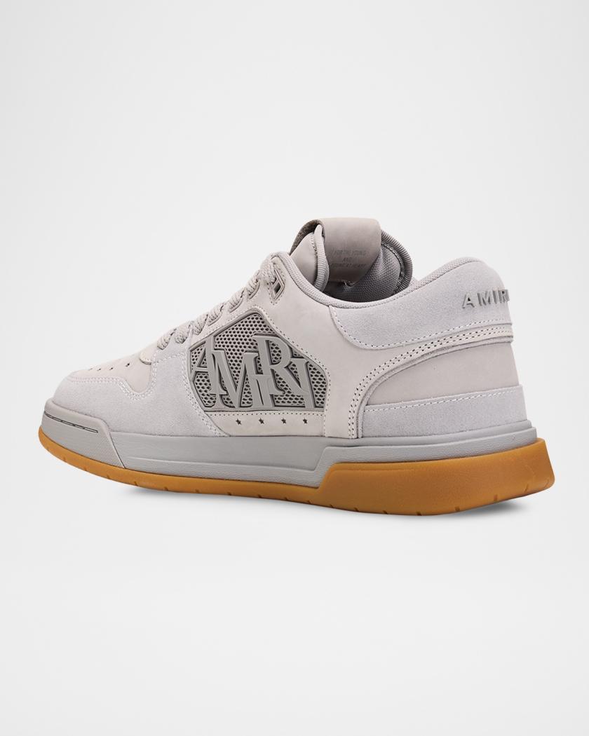Logo Leather Low-Top Sneakers