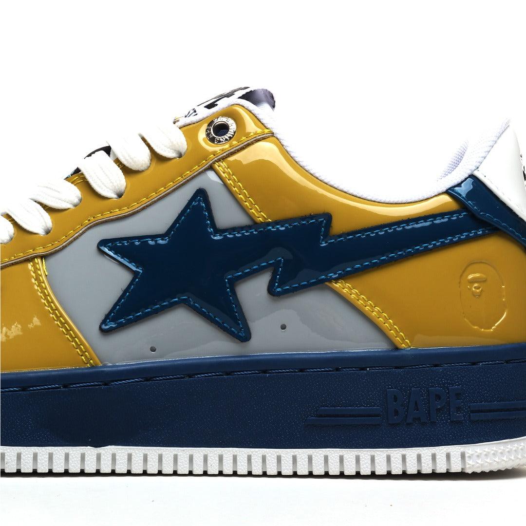 A Bathing Ape Bape Sta 'Nostalgic Blue Yellow'