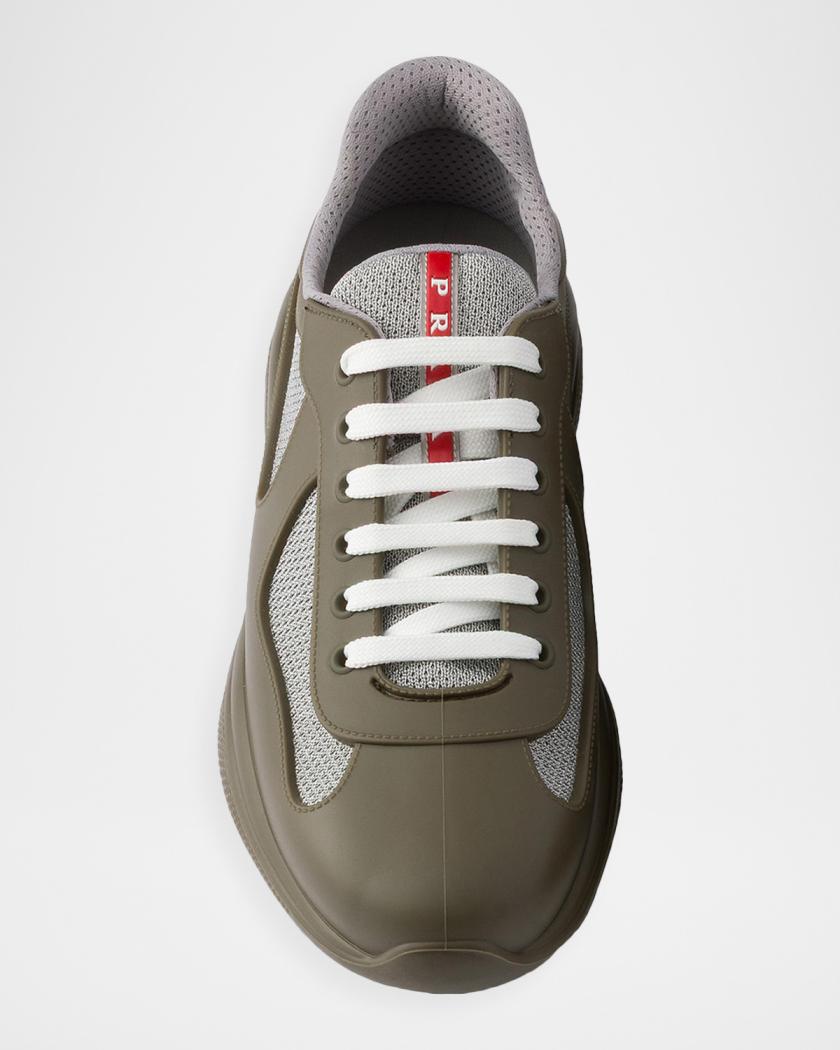 Men's America's Cup Soft Rubber & Bike Fabric Sneakers