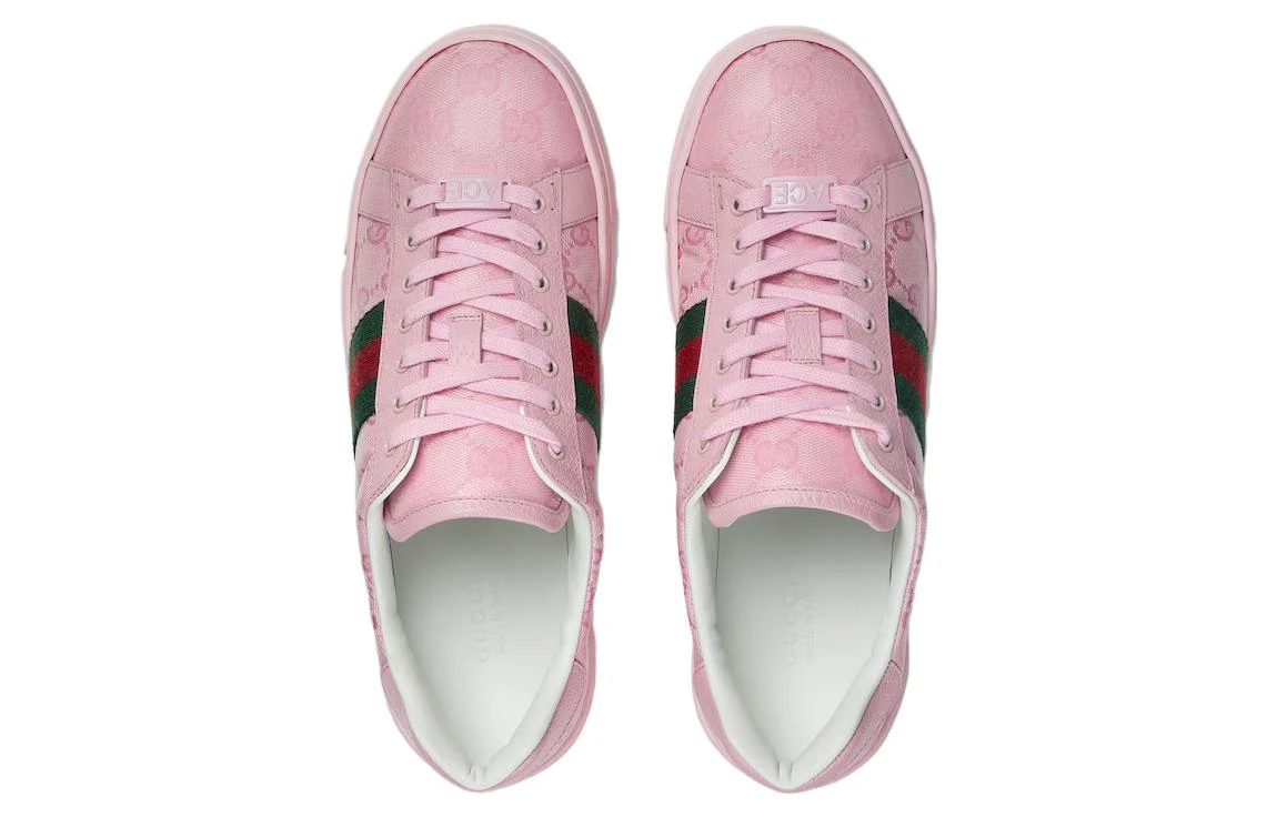 WMNS) Gucci Ace sneaker with Web 'Pink