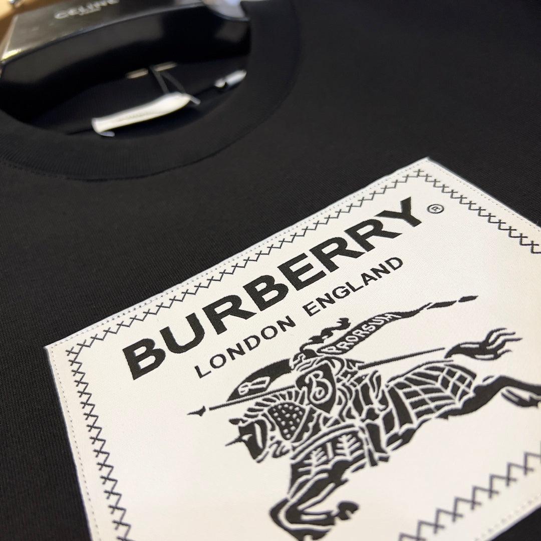 Burberry T-Shirt Without Collar 'Black'