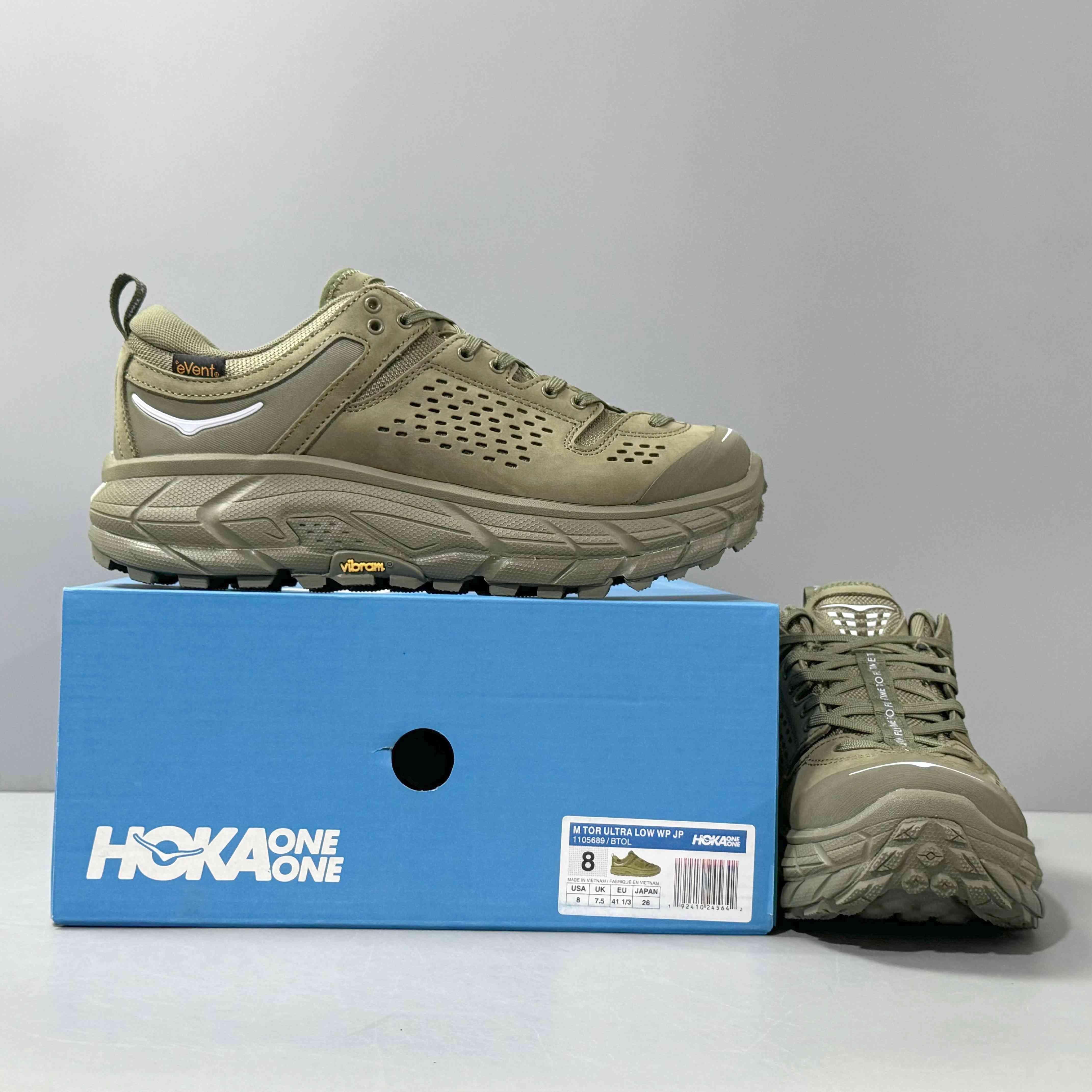 Hoka One One Tor Ultra Low 'WP JP Burnt Olive'