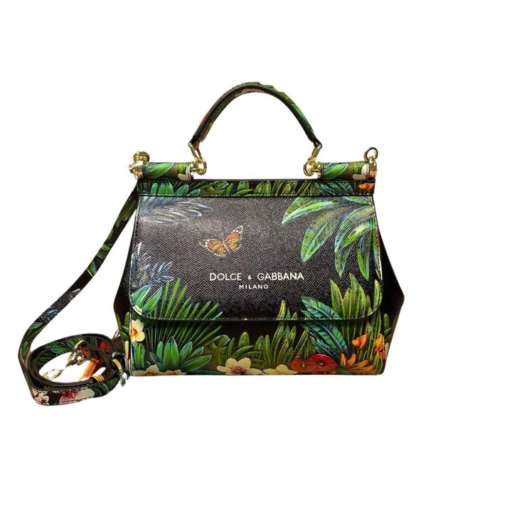 Dolce & Gabbana Flower Print Sicily Bag