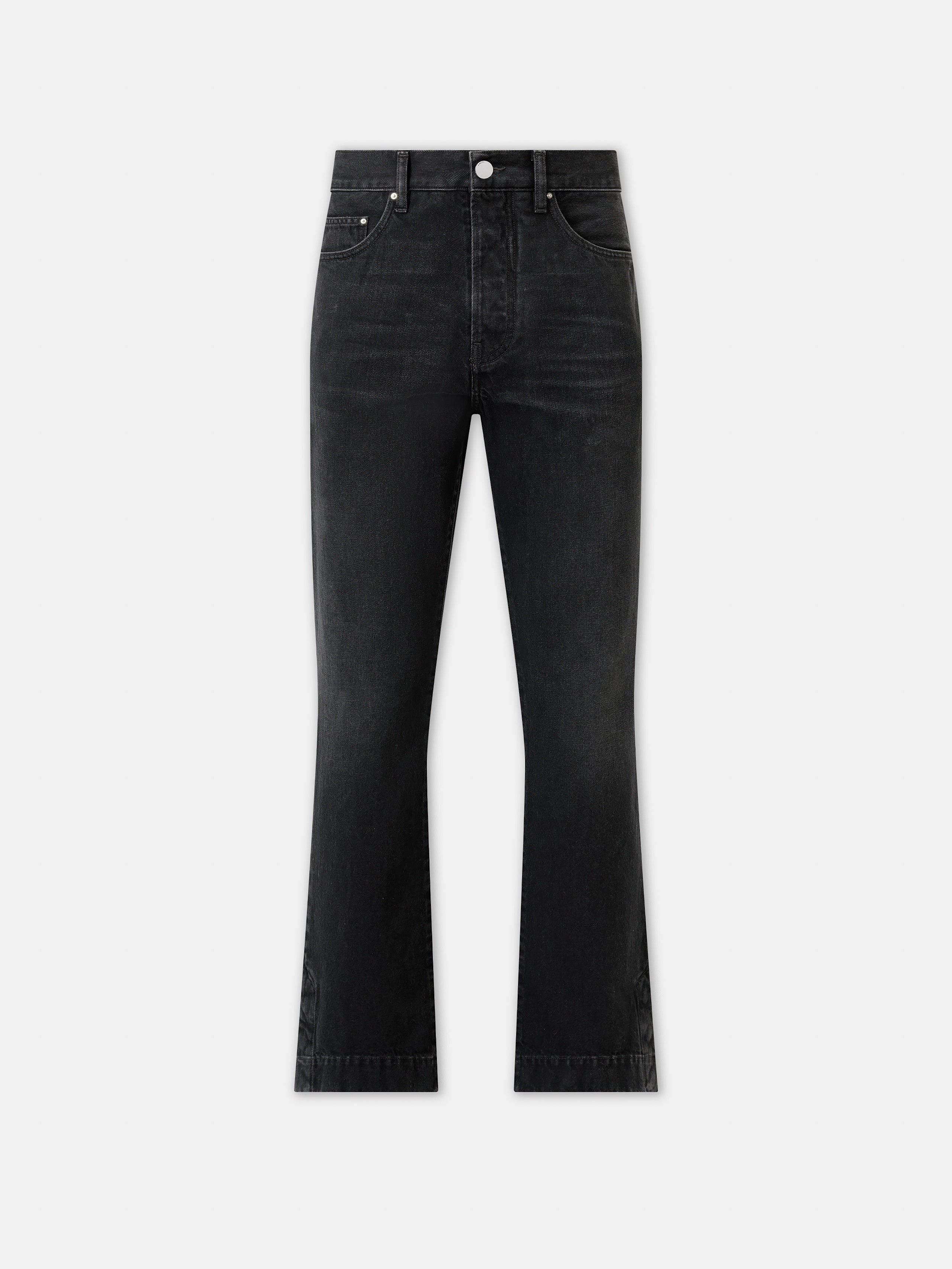 STRAIGHT FLARE JEAN - Vintage Black