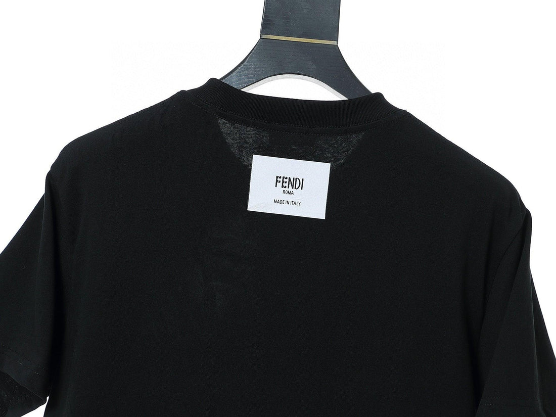 Fendi T-Shirt without Collar 'Black'