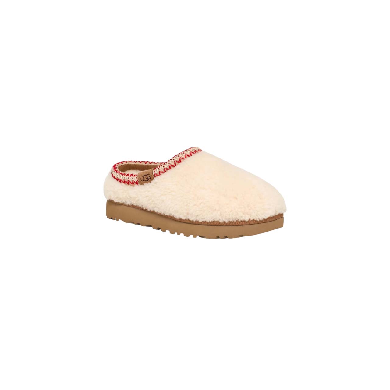 (WMNS) UGG Tasman Maxi Curly Slipper 'Natural' 1158356-NAT
