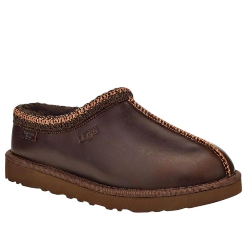UGG Tasman Leather Regenerate Slipper 'Ironwood' 1163890-IWD