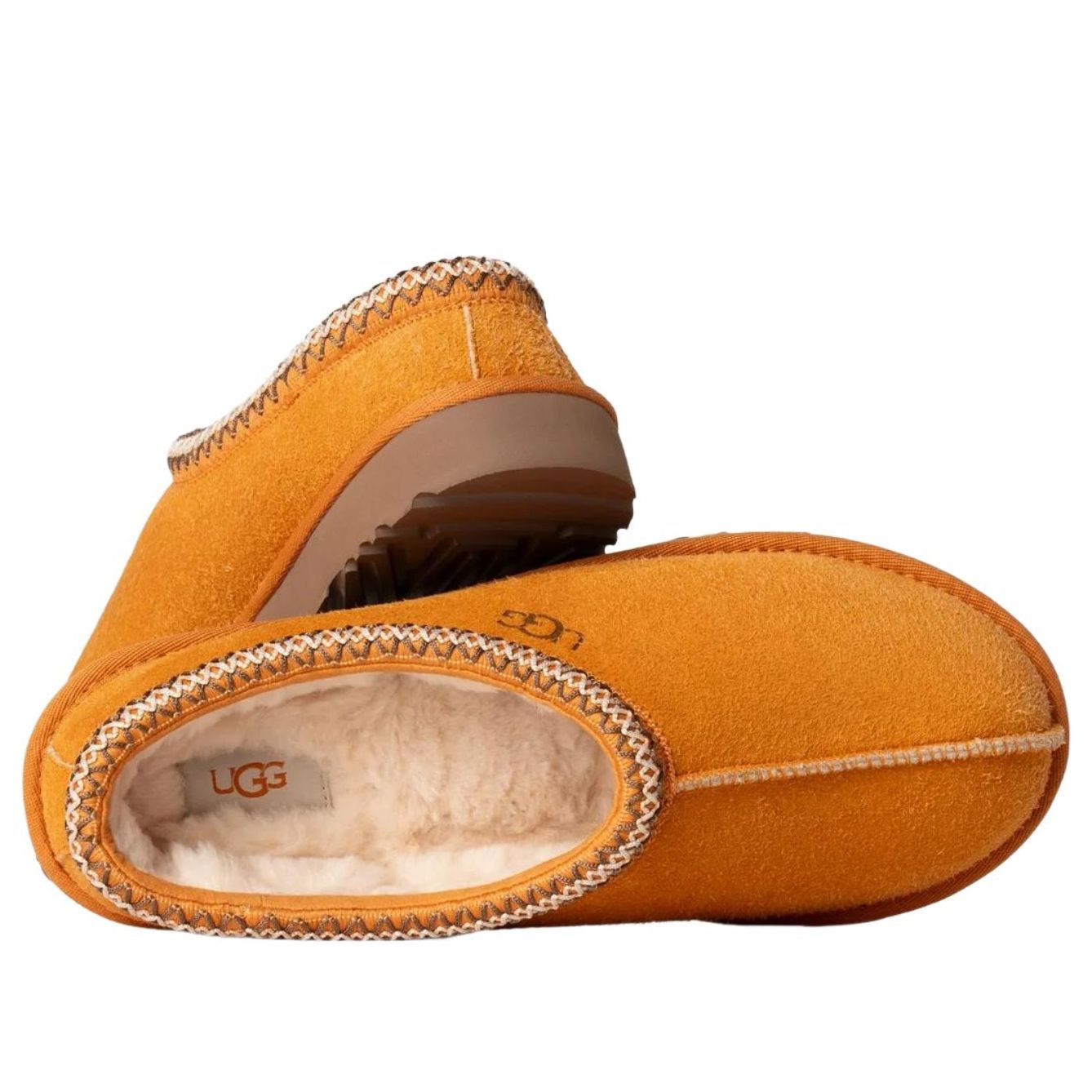 UGG Tasman Shaggy Suede Slipper 'Dark Apricot' 1166930-DCT