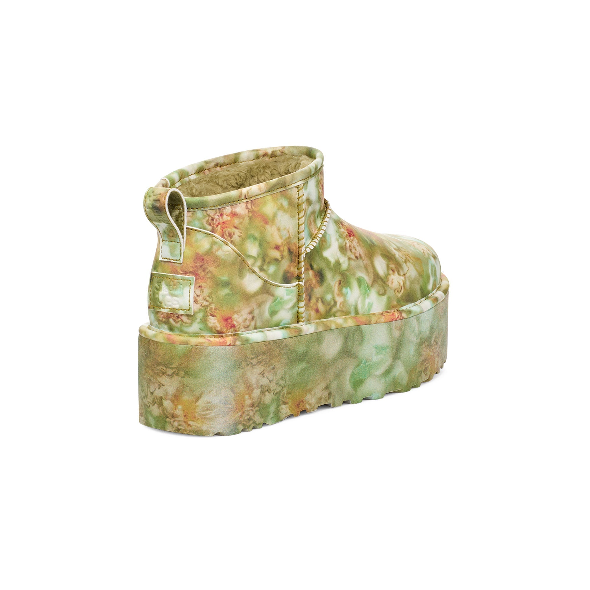 (WMNS) UGG Classic Ultra Mini Platform Boots 'Collina Strada Green Floral' 1170937-GRNF