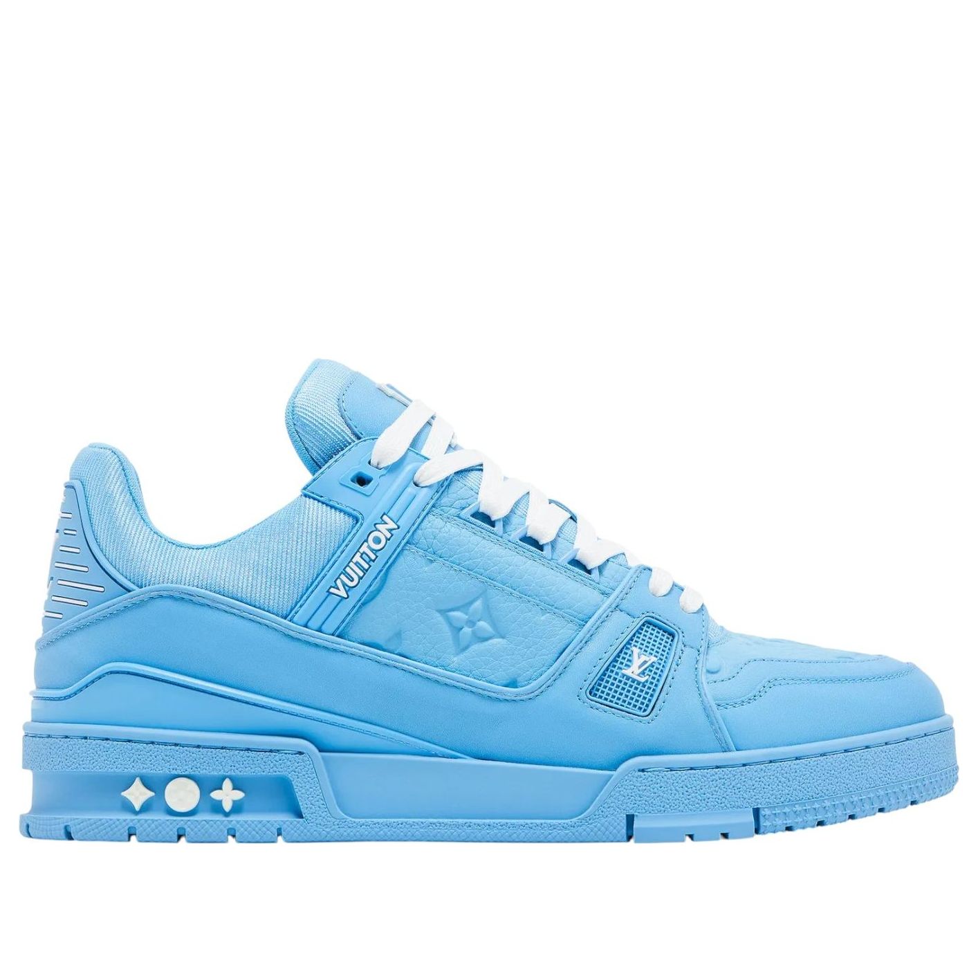 LOUIS VUITTON Trainer 'Embossed Monogram Blue' 1AARFF