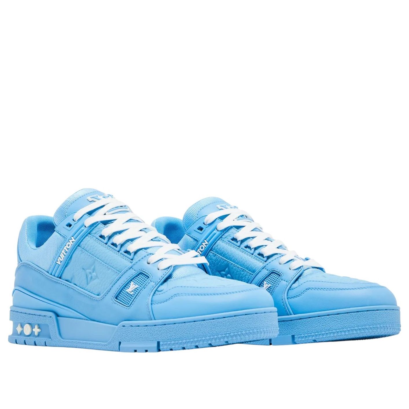 LOUIS VUITTON Trainer 'Embossed Monogram Blue' 1AARFF