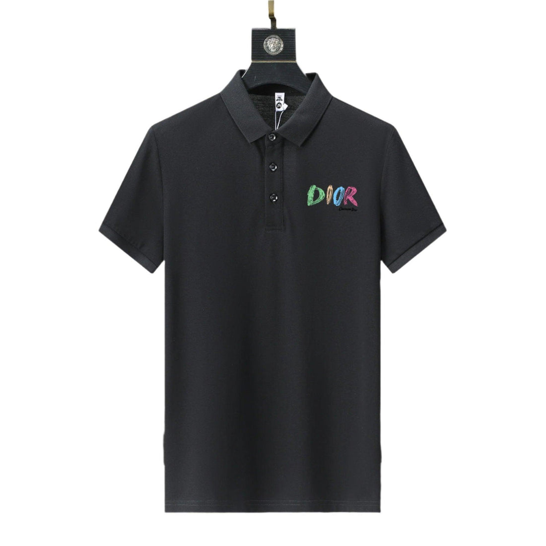 Dior Black T-Shirt With Collar