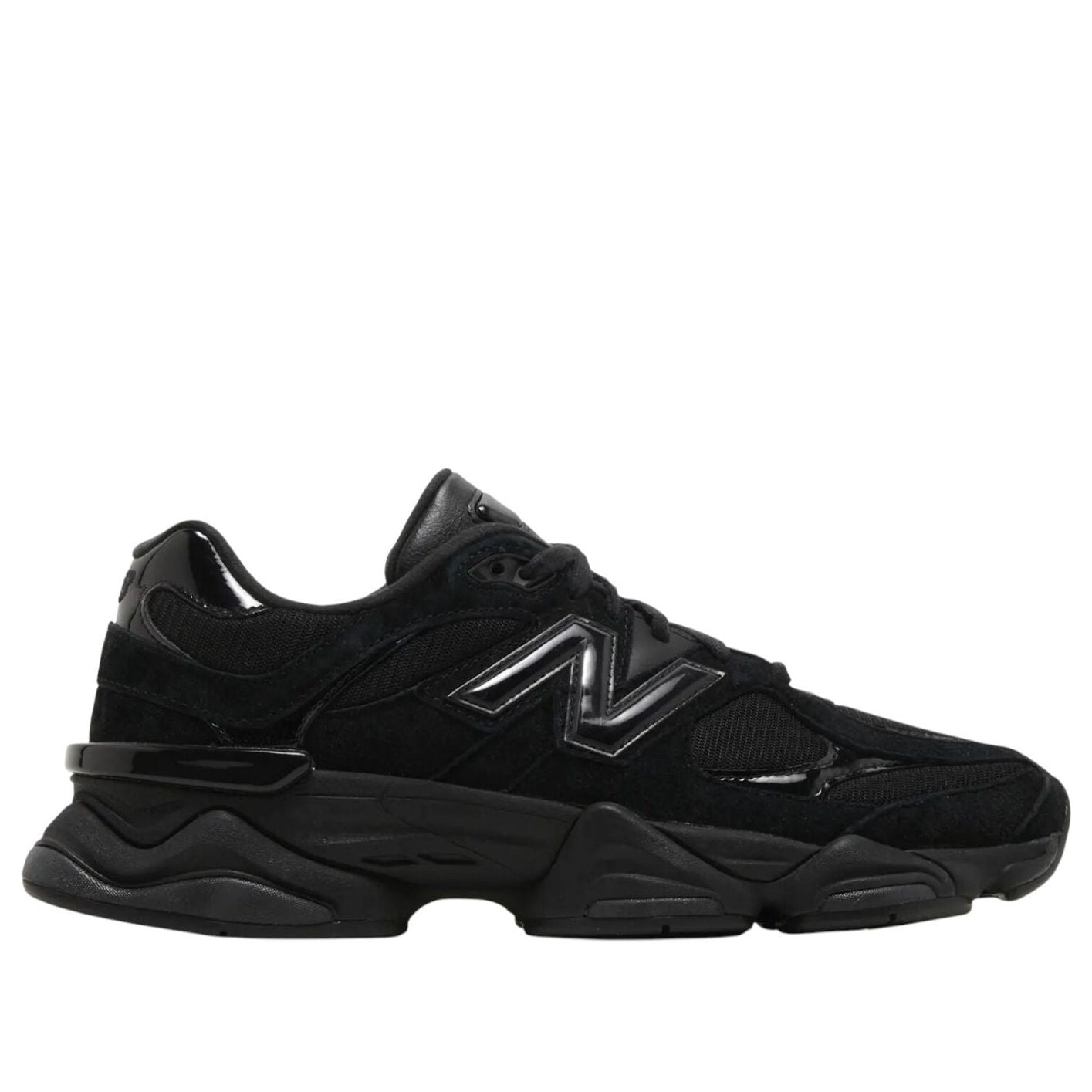 New Balance 9060 'Triple Black Patent' U9060ZBO