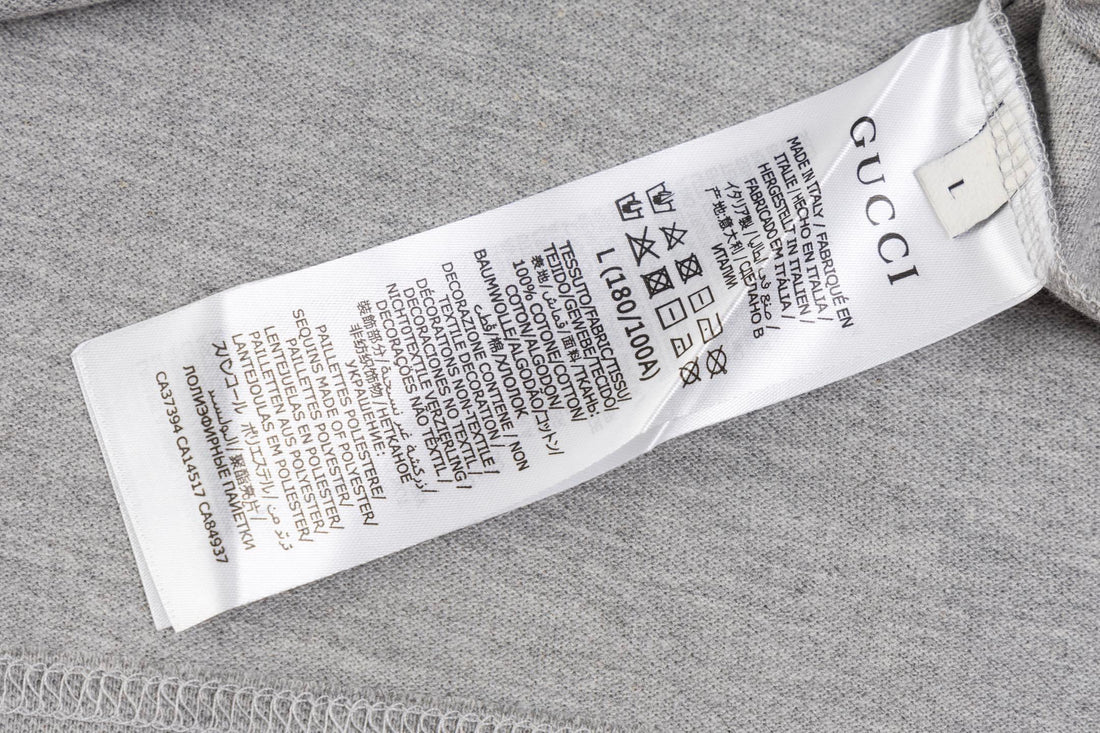 Gucci Luxury T-shirt with Collar Grey - Premium Cotton Comfort
