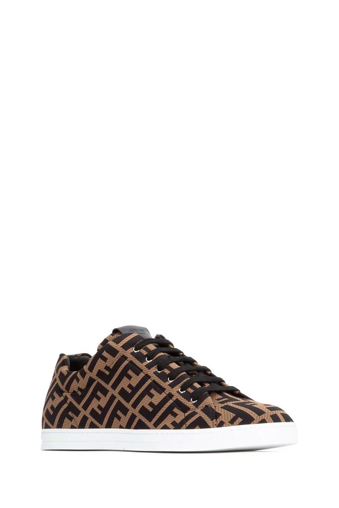 FENDI FF LOGO LOW-TOP SNEAKERS