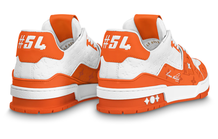 LOUIS VUITTON LV Trainers 'White Orange' 1AANH5