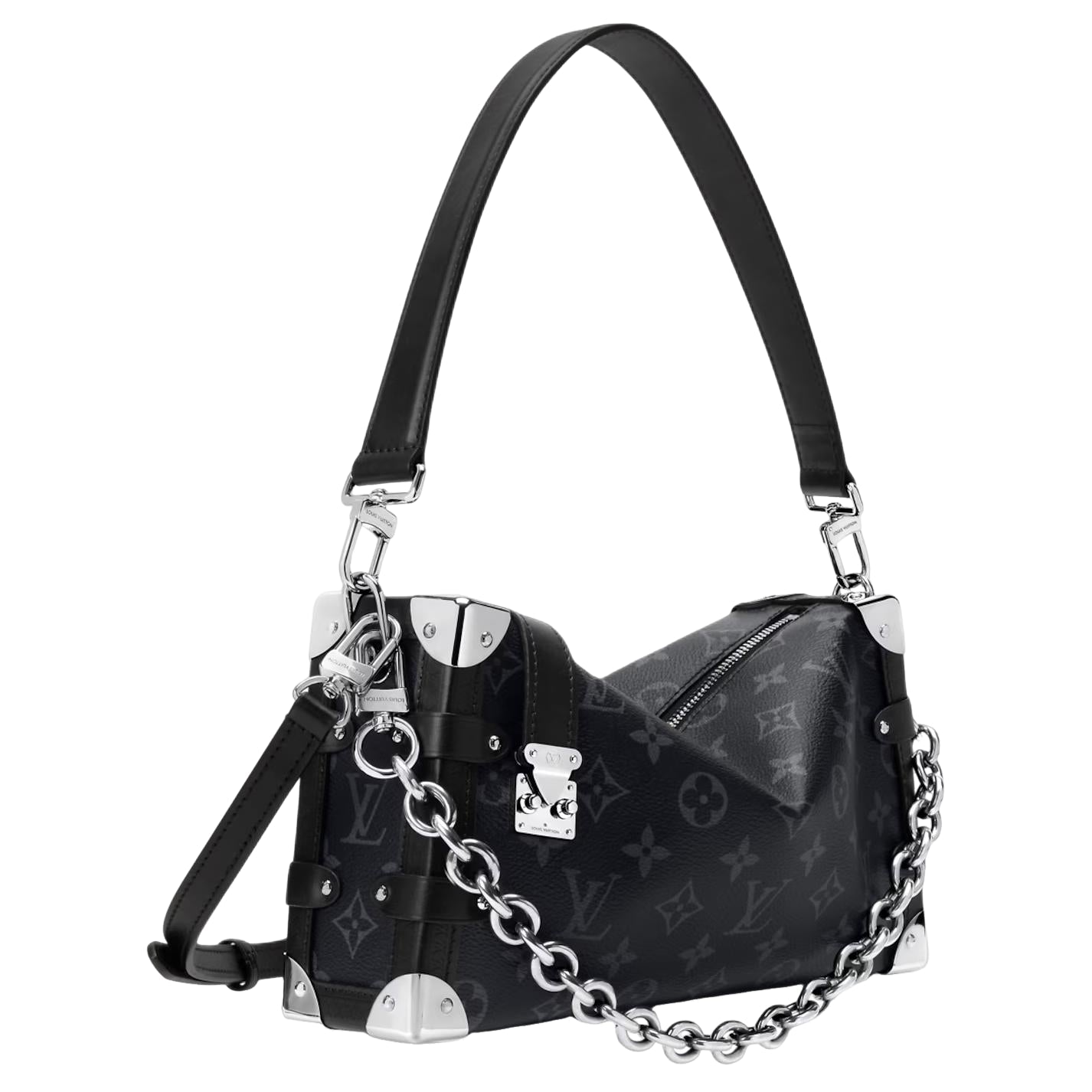 (WMNS) LOUIS VUITTON Side Trunk MM East West 'Black' M26226