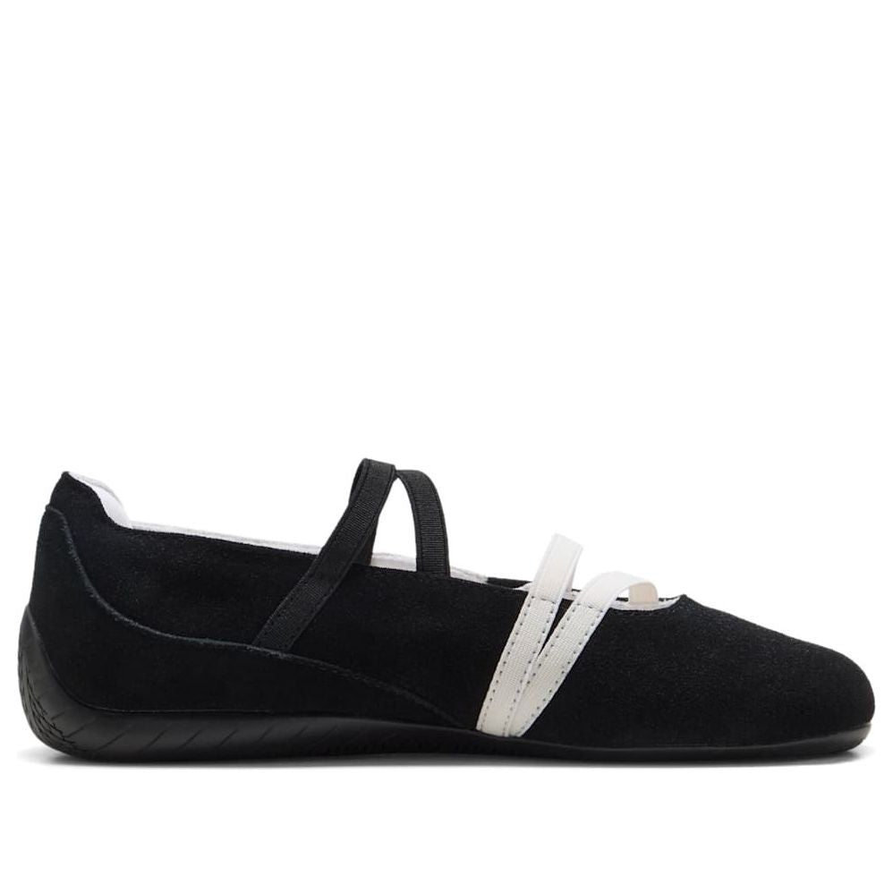 (WMNS) PUMA Speedcat Ballet Suede 'Black White' 401287-06