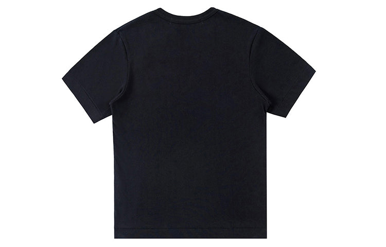 (WMNS) COMME des GARCONS PLAY Kawakubo Rei Black Printing Short Sleeve T-shirt Asia Sizing 'Black' AZ-T201-051-1