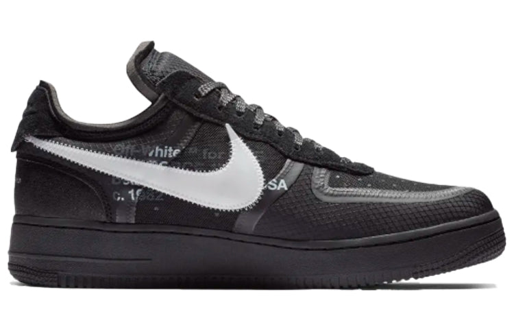 Nike x Off-White Air Force 1 Low 'Black' AO4606-001