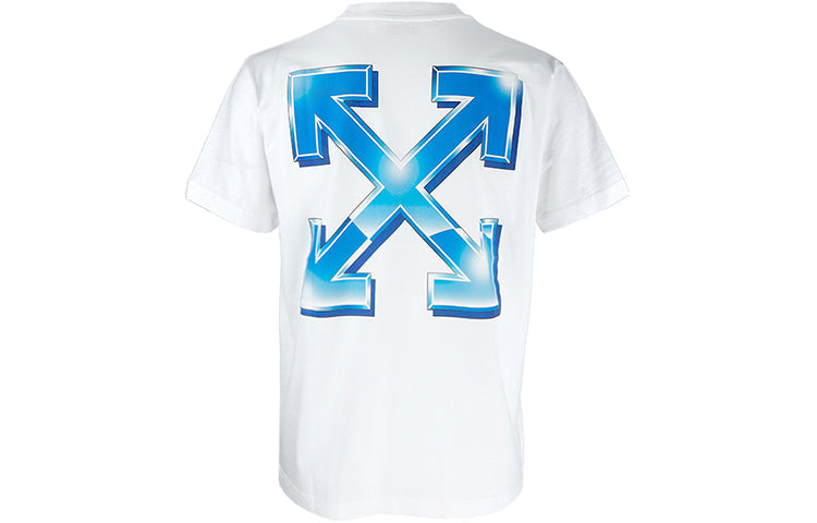 Off-White SS22 Logo Printing Arrow Short Sleeve White OMAA027S22JER0190139