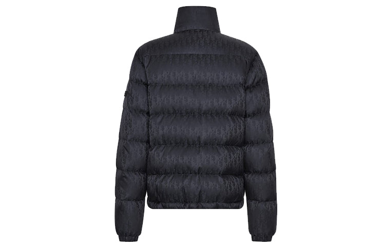 DIOR Oblique Down Jacket 'Black Nylon Jacquard' 943C449A4462-C989