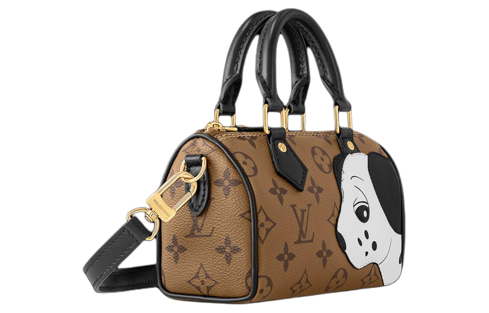 (WMNS) LOUIS VUITTON x Nano Speedy Monogram Reverse Canvas Bag 'Brown' M83688