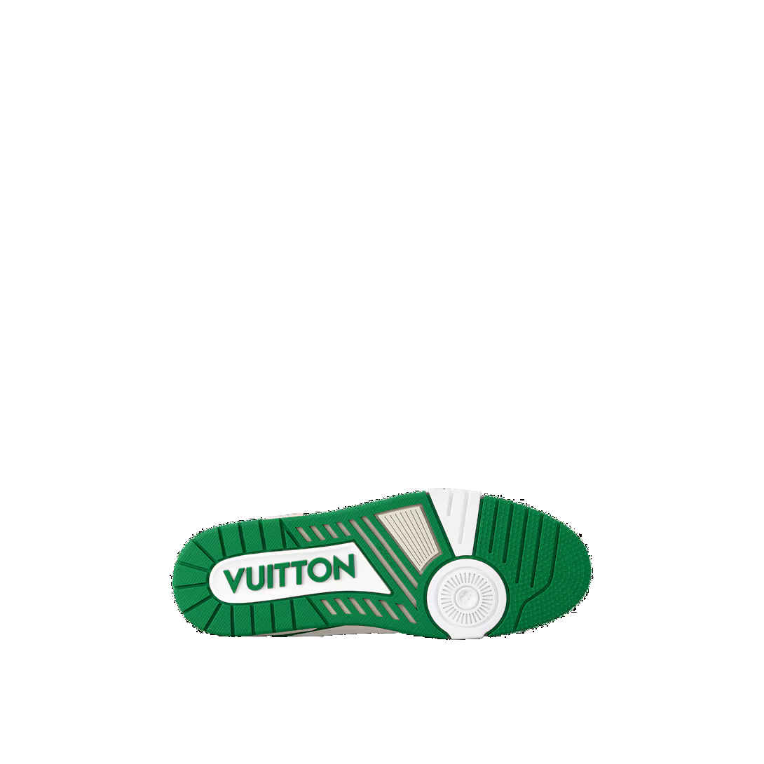 LOUIS VUITTON LV Trainer Sneakers 'White Green' 1ABFAU