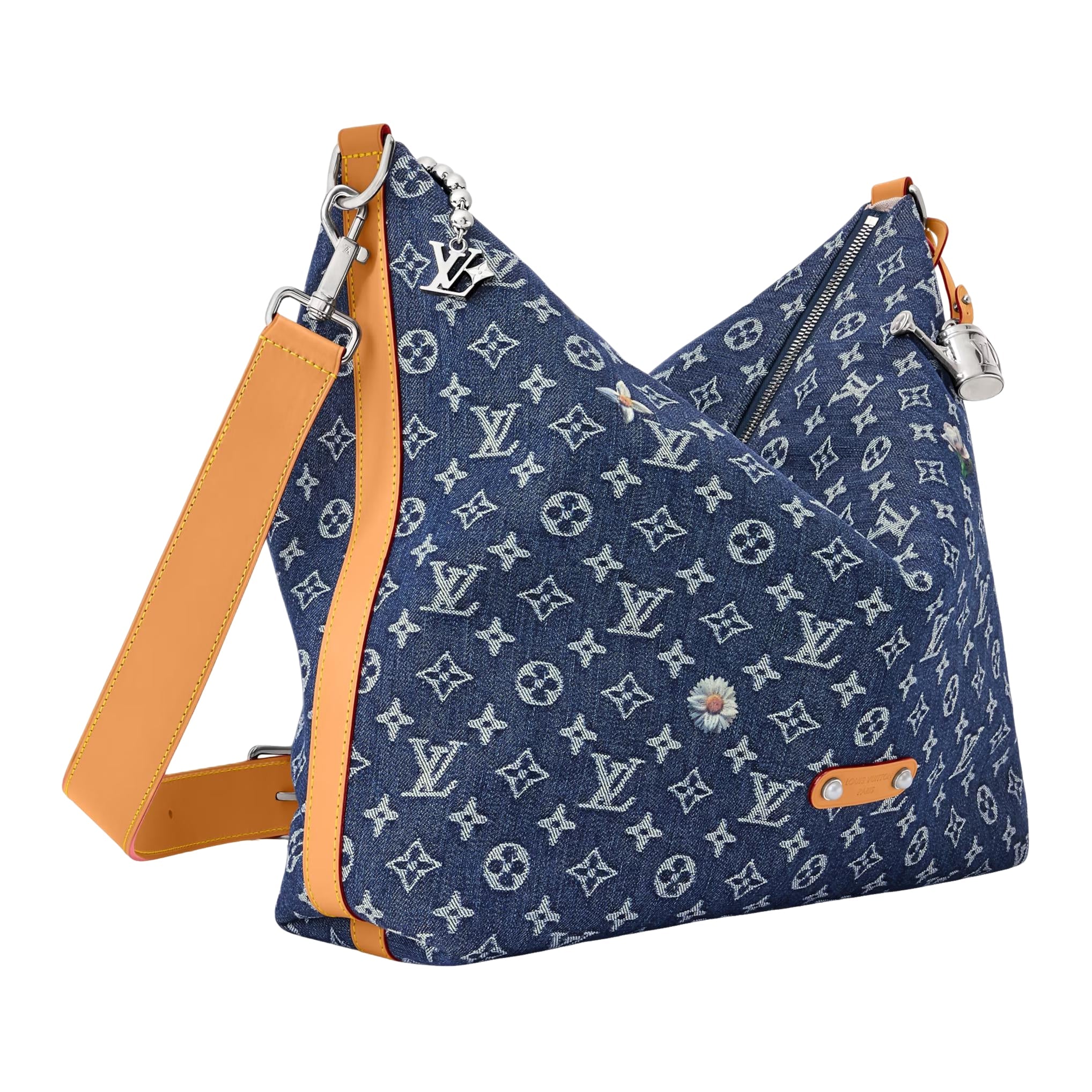 LOUIS VUITTON Vagabond Hobo 'Blue' M27555