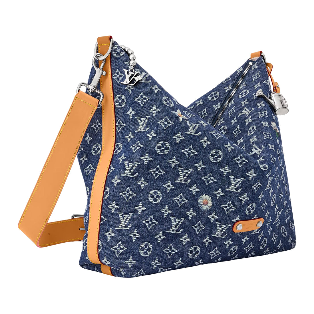 LOUIS VUITTON Vagabond Hobo 'Blue' M27555