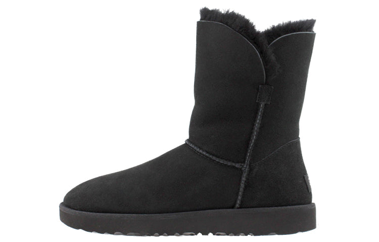 (WMNS) UGG Classic Cuff 'Black' 1016418-BLK
