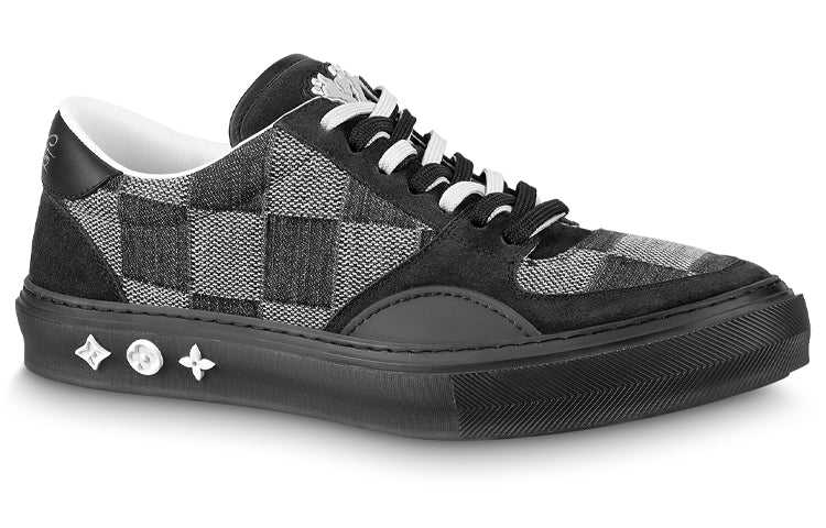 LOUIS VUITTON Ollie Sneakers 'Black Plaid Mesh' 1A9YTQ