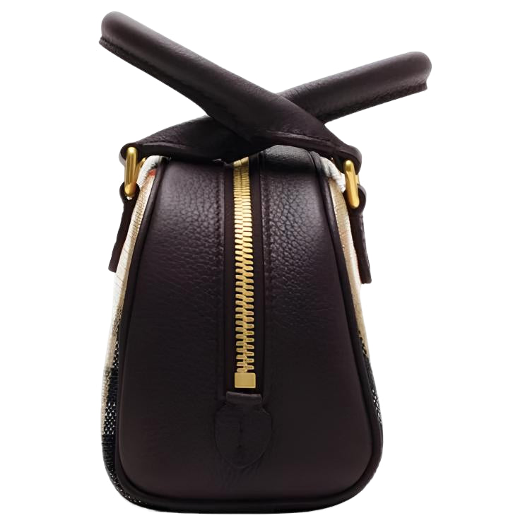 (WMNS) Burberry Mini Highlands Bowling Bag 'Sand Beige' 81152811