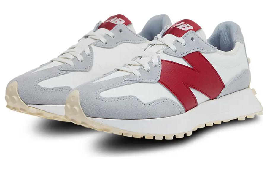 (WMNS) New Balance 327 'Grey Red' WS327FSG