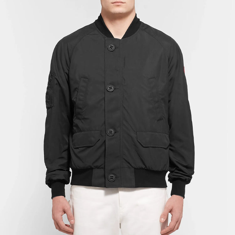Canada Goose Faber Canadian Goose Lightweight Pilot Jacket For Men Black 2415M-61