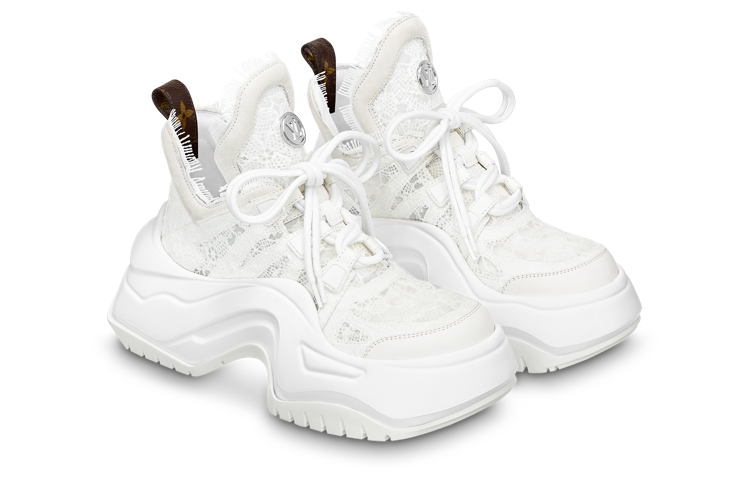 (WMNS) LOUIS VUITTON Archlight 2.0 Platform Sneakers 'White Lace' 1ABI41