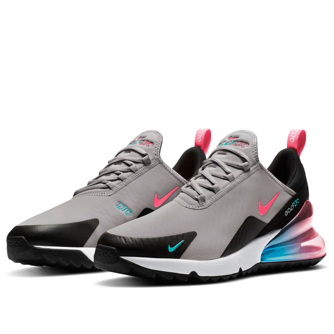 Nike Air Max 270 Golf 'Atmosphere Grey Hot Punch' CK6483-024