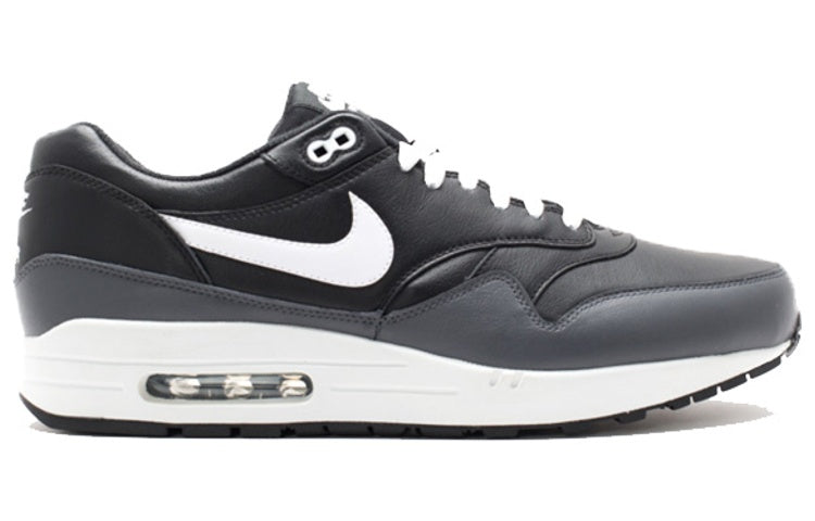 Nike Air Max 1 Leather 'Black Grey White' 654466-001