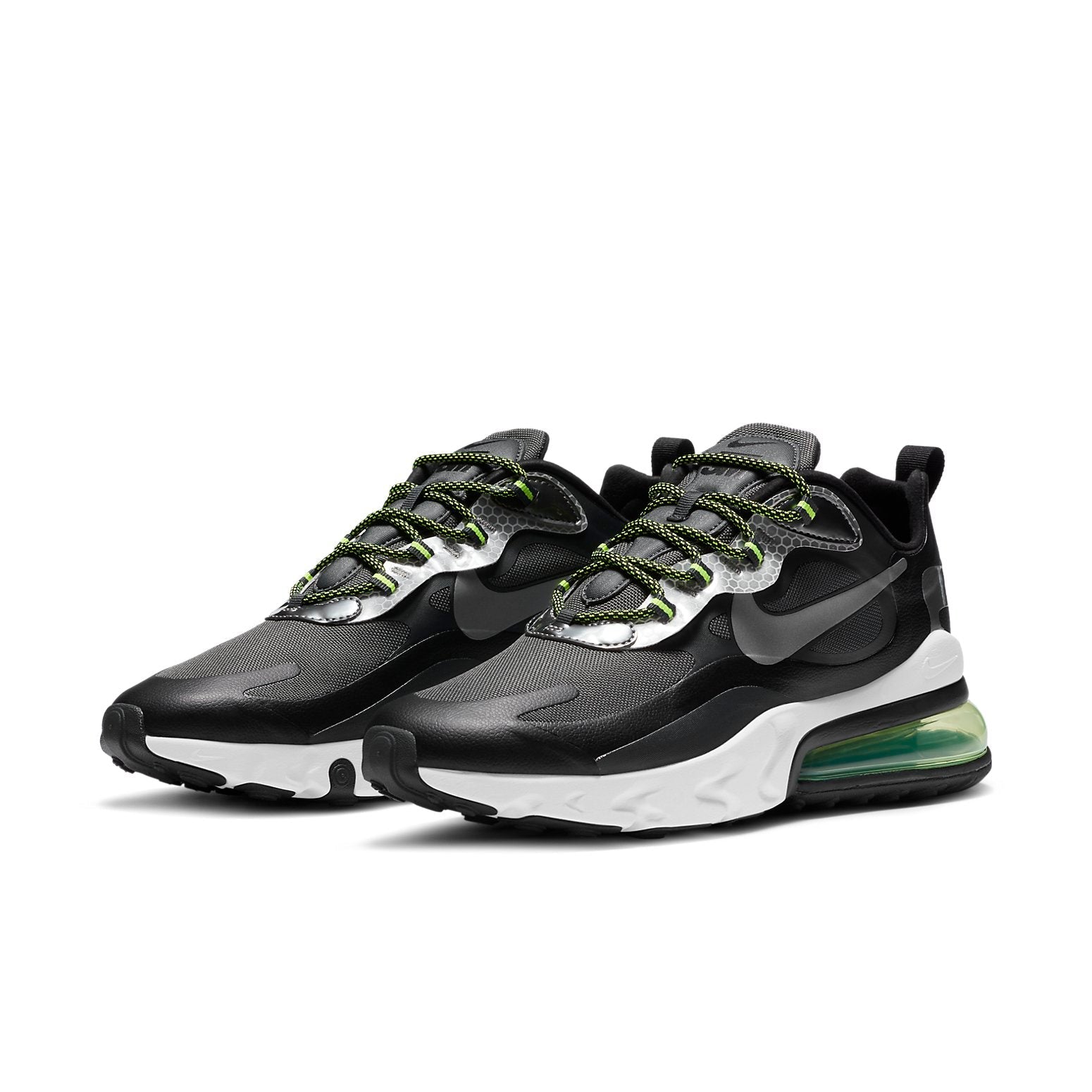 Nike 3M x Air Max 270 React SE 'Black Reflective Silver' CT1647-001