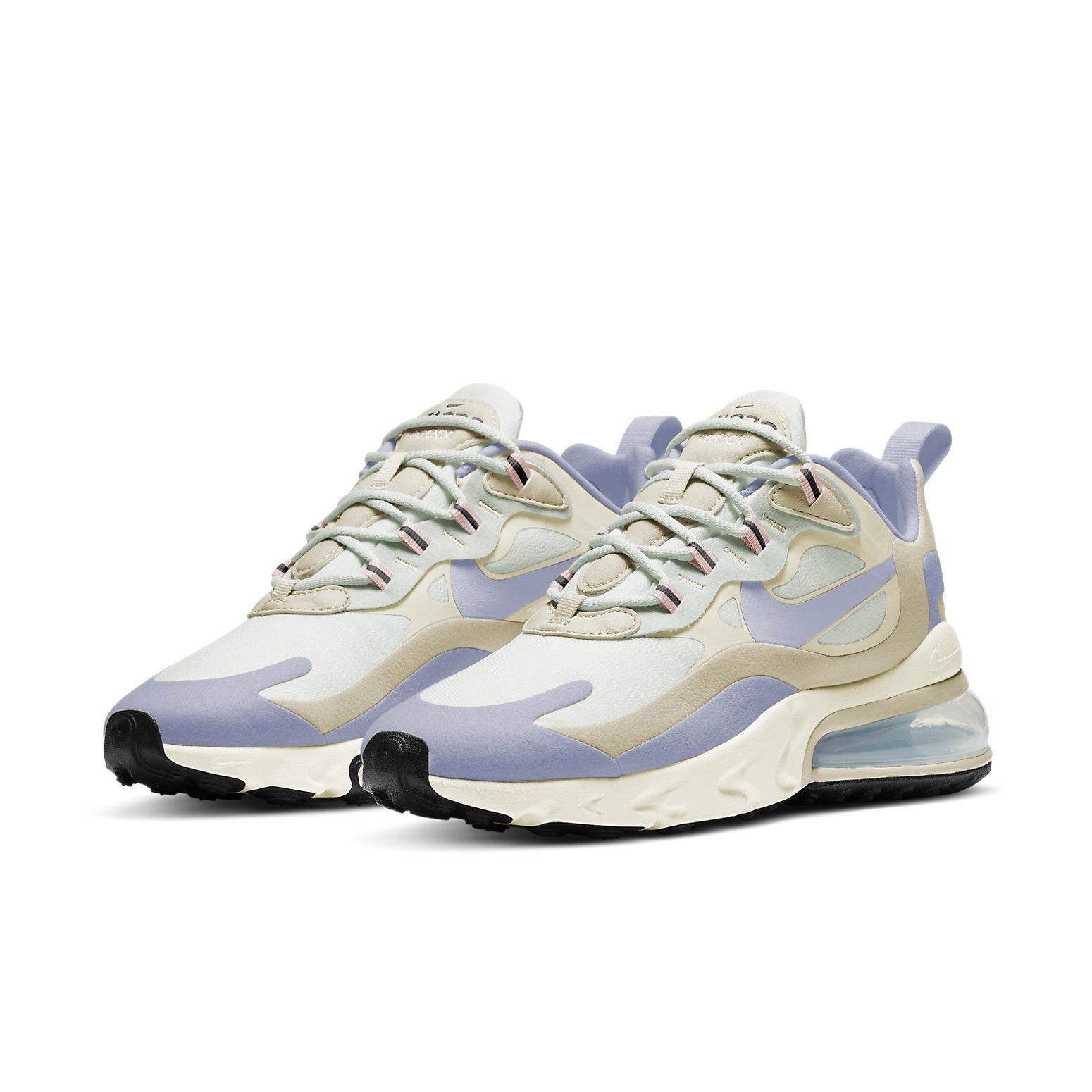(WMNS) Nike Air Max 270 React 'White Fossil' CT1287-100