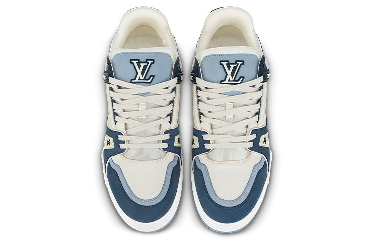 LOUIS VUITTON LV Trainers 'White Blue' 1ABLUQ