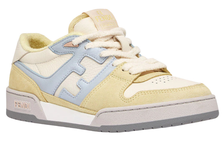 (WMNS) FENDI Match Low Top 'Pastel Yellow Blue' 8E8252AI1NF1H1F